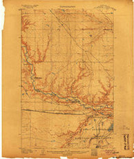 Assinniboine Montana Historical topographic map, 1:62500 scale, 15 X 15 Minute, Year 1904