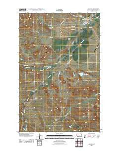 Augusta Montana Historical topographic map, 1:24000 scale, 7.5 X 7.5 Minute, Year 2011