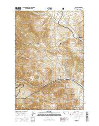 Austin Montana Current topographic map, 1:24000 scale, 7.5 X 7.5 Minute, Year 2014