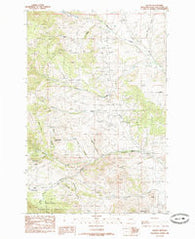 Austin Montana Historical topographic map, 1:24000 scale, 7.5 X 7.5 Minute, Year 1985
