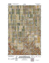 Austin Coulee Montana Historical topographic map, 1:24000 scale, 7.5 X 7.5 Minute, Year 2011