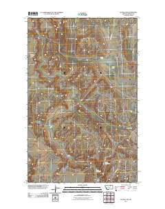 Austin Lake Montana Historical topographic map, 1:24000 scale, 7.5 X 7.5 Minute, Year 2011