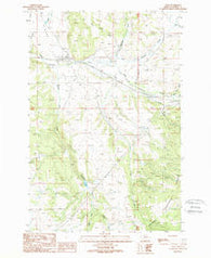 Avon Montana Historical topographic map, 1:24000 scale, 7.5 X 7.5 Minute, Year 1989