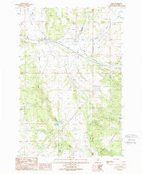 Avon Montana Historical topographic map, 1:24000 scale, 7.5 X 7.5 Minute, Year 1989