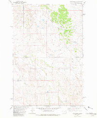 Ayer Spring NE Montana Historical topographic map, 1:24000 scale, 7.5 X 7.5 Minute, Year 1981