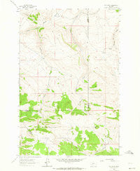 B K Ranch Montana Historical topographic map, 1:24000 scale, 7.5 X 7.5 Minute, Year 1962