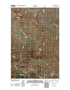 B K Ranch Montana Historical topographic map, 1:24000 scale, 7.5 X 7.5 Minute, Year 2011