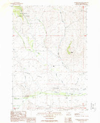 Bachelor Mountain Montana Historical topographic map, 1:24000 scale, 7.5 X 7.5 Minute, Year 1988