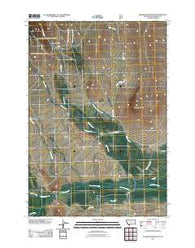 Bachelor Mountain Montana Historical topographic map, 1:24000 scale, 7.5 X 7.5 Minute, Year 2011