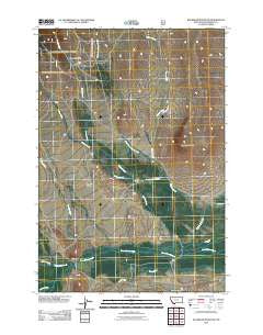 Bachelor Mountain Montana Historical topographic map, 1:24000 scale, 7.5 X 7.5 Minute, Year 2011