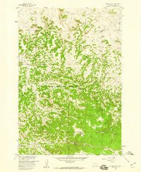 Badger Peak Montana Historical topographic map, 1:24000 scale, 7.5 X 7.5 Minute, Year 1958