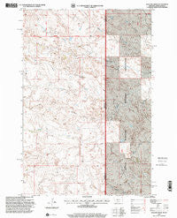 Badland Draw Montana Historical topographic map, 1:24000 scale, 7.5 X 7.5 Minute, Year 1997