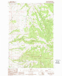 Baggs Creek Montana Historical topographic map, 1:24000 scale, 7.5 X 7.5 Minute, Year 1989