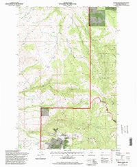 Baggs Creek Montana Historical topographic map, 1:24000 scale, 7.5 X 7.5 Minute, Year 1996