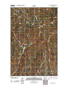 Bailey Mountain Montana Historical topographic map, 1:24000 scale, 7.5 X 7.5 Minute, Year 2011