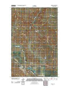 Bainville Montana Historical topographic map, 1:24000 scale, 7.5 X 7.5 Minute, Year 2011