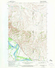Bainville SE Montana Historical topographic map, 1:24000 scale, 7.5 X 7.5 Minute, Year 1968