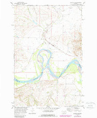 Bainville SW Montana Historical topographic map, 1:24000 scale, 7.5 X 7.5 Minute, Year 1969