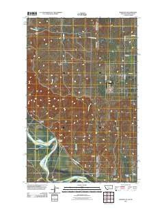 Bainville SE Montana Historical topographic map, 1:24000 scale, 7.5 X 7.5 Minute, Year 2011