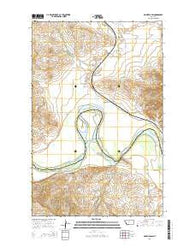 Bainville SW Montana Current topographic map, 1:24000 scale, 7.5 X 7.5 Minute, Year 2014