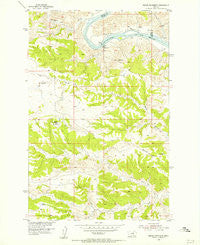 Baker Monument Montana Historical topographic map, 1:24000 scale, 7.5 X 7.5 Minute, Year 1954