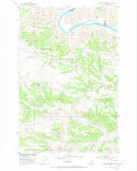 Baker Monument Montana Historical topographic map, 1:24000 scale, 7.5 X 7.5 Minute, Year 1954