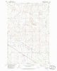 Baker NW Montana Historical topographic map, 1:24000 scale, 7.5 X 7.5 Minute, Year 1981