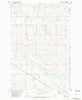 Baker NW Montana Historical topographic map, 1:24000 scale, 7.5 X 7.5 Minute, Year 1981