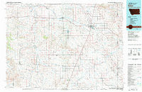 Baker Montana Historical topographic map, 1:100000 scale, 30 X 60 Minute, Year 1981