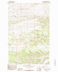 Bakers Spring Montana Historical topographic map, 1:24000 scale, 7.5 X 7.5 Minute, Year 1985