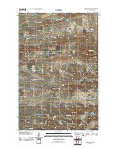 Bakers Spring Montana Historical topographic map, 1:24000 scale, 7.5 X 7.5 Minute, Year 2011