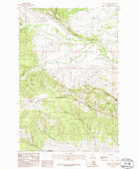 Bald Butte Montana Historical topographic map, 1:24000 scale, 7.5 X 7.5 Minute, Year 1986