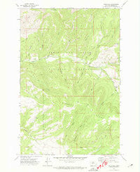 Bald Hills Montana Historical topographic map, 1:24000 scale, 7.5 X 7.5 Minute, Year 1971