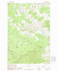 Bald Knob Montana Historical topographic map, 1:24000 scale, 7.5 X 7.5 Minute, Year 1987