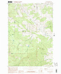 Bald Knob Montana Historical topographic map, 1:24000 scale, 7.5 X 7.5 Minute, Year 1987
