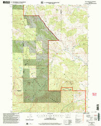 Bald Knob Montana Historical topographic map, 1:24000 scale, 7.5 X 7.5 Minute, Year 2000