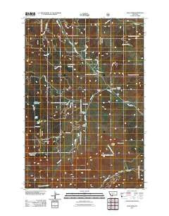 Bald Knob Montana Historical topographic map, 1:24000 scale, 7.5 X 7.5 Minute, Year 2011