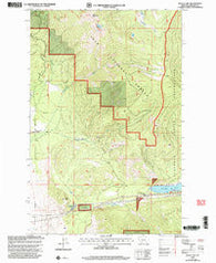 Baldy Lake Montana Historical topographic map, 1:24000 scale, 7.5 X 7.5 Minute, Year 1999