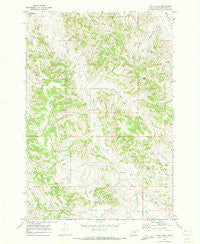 Baldy Peak Montana Historical topographic map, 1:24000 scale, 7.5 X 7.5 Minute, Year 1970
