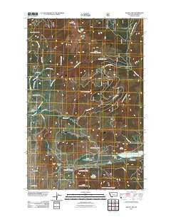 Baldy Lake Montana Historical topographic map, 1:24000 scale, 7.5 X 7.5 Minute, Year 2011