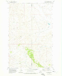 Ball Coulee Montana Historical topographic map, 1:24000 scale, 7.5 X 7.5 Minute, Year 1971