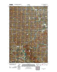Ball Coulee Montana Historical topographic map, 1:24000 scale, 7.5 X 7.5 Minute, Year 2011