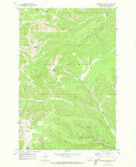 Bandbox Mountain Montana Historical topographic map, 1:24000 scale, 7.5 X 7.5 Minute, Year 1970