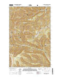 Bandbox Mountain Montana Current topographic map, 1:24000 scale, 7.5 X 7.5 Minute, Year 2014