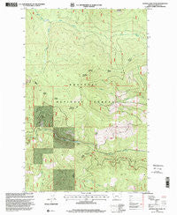 Banfield Mountain Montana Historical topographic map, 1:24000 scale, 7.5 X 7.5 Minute, Year 1997