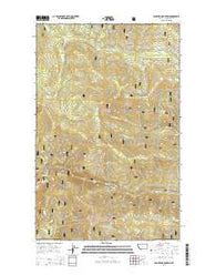 Banfield Mountain Montana Current topographic map, 1:24000 scale, 7.5 X 7.5 Minute, Year 2014