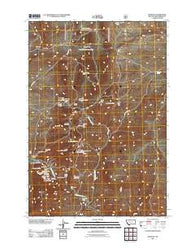 Bannack Montana Historical topographic map, 1:24000 scale, 7.5 X 7.5 Minute, Year 2011