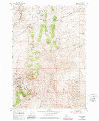 Bannack Montana Historical topographic map, 1:24000 scale, 7.5 X 7.5 Minute, Year 1952