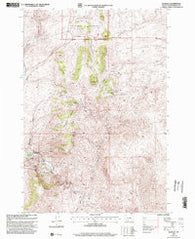 Bannack Montana Historical topographic map, 1:24000 scale, 7.5 X 7.5 Minute, Year 1997