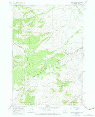 Bannock Pass Montana Historical topographic map, 1:24000 scale, 7.5 X 7.5 Minute, Year 1965